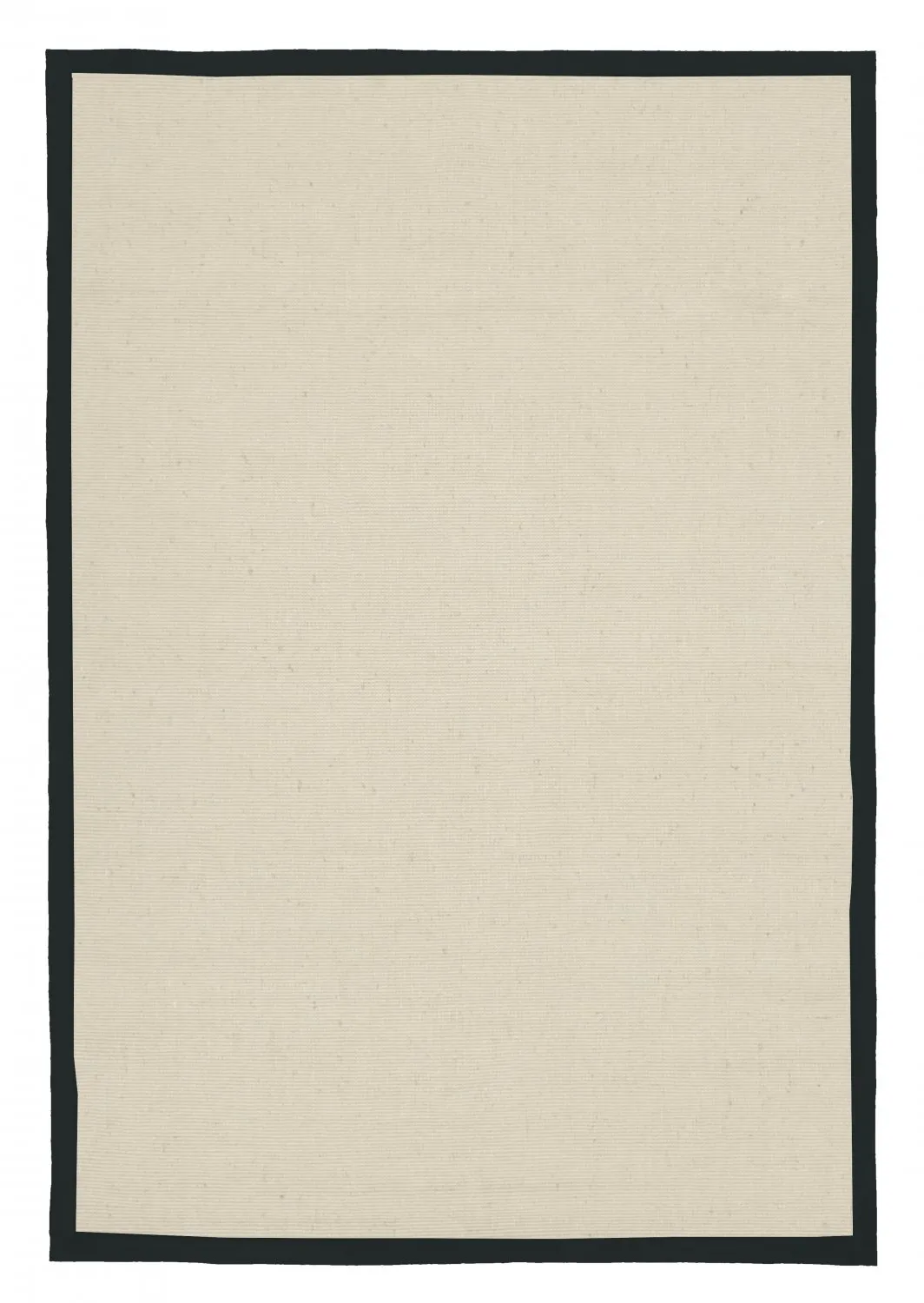 Tappeto In Sisal - Agave (nero/offwhite)