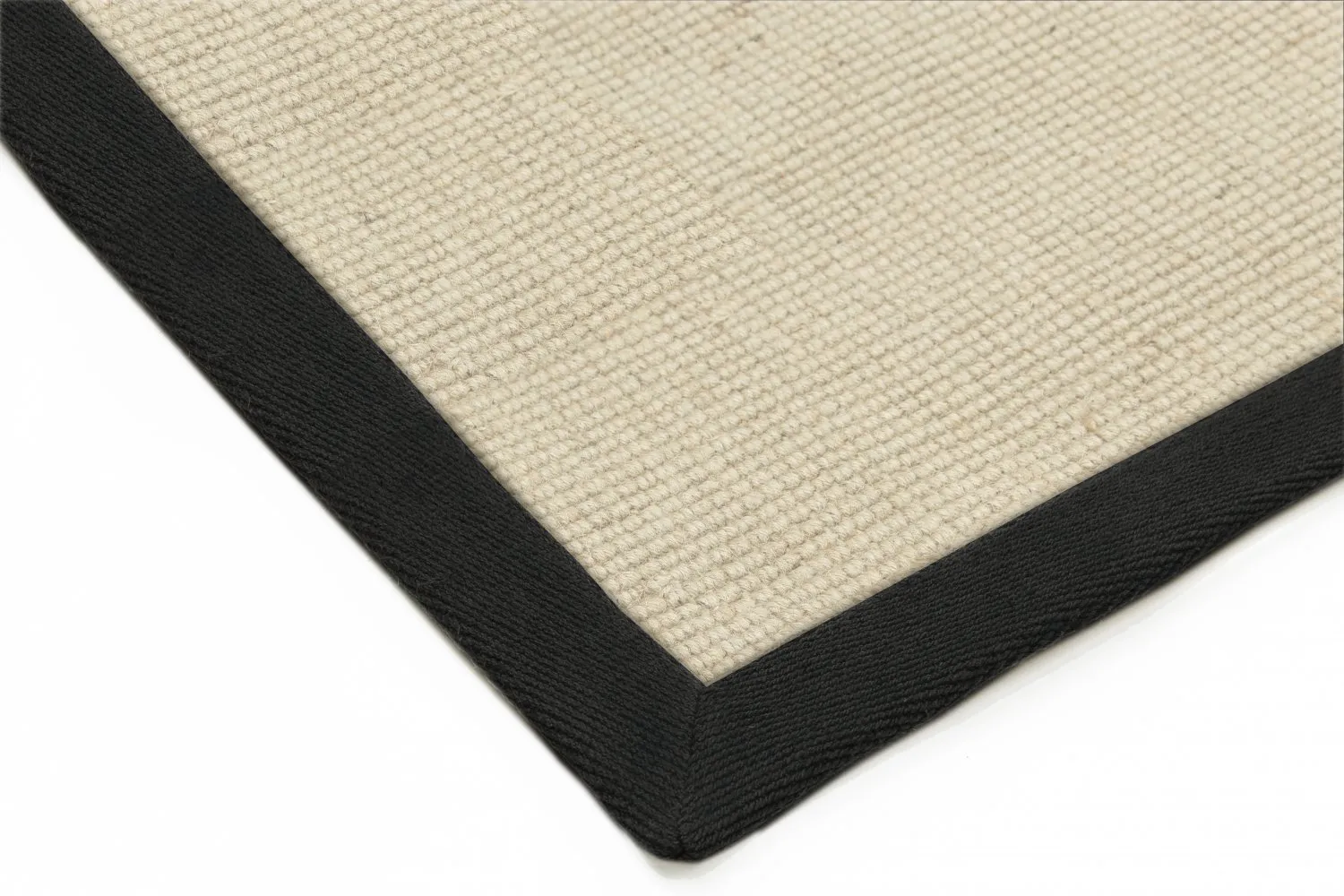 Tappeto In Sisal - Agave (nero/offwhite)