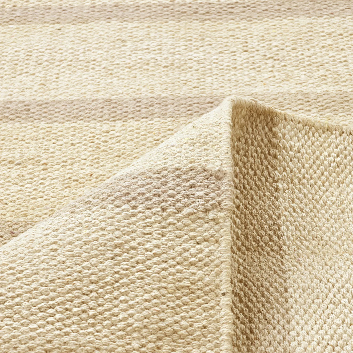 Tappeto di cotone - Helle (bianco sporco/grigio)