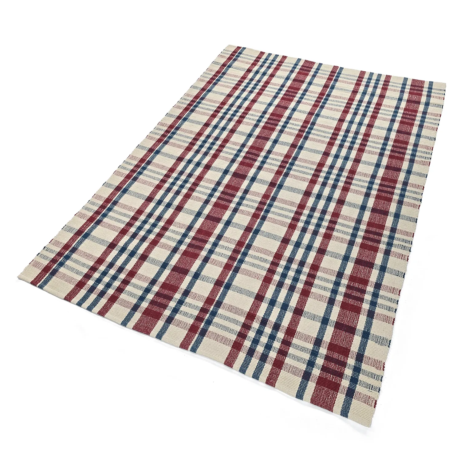 Tappeto di cotone - Husvik (crema/multicolore)