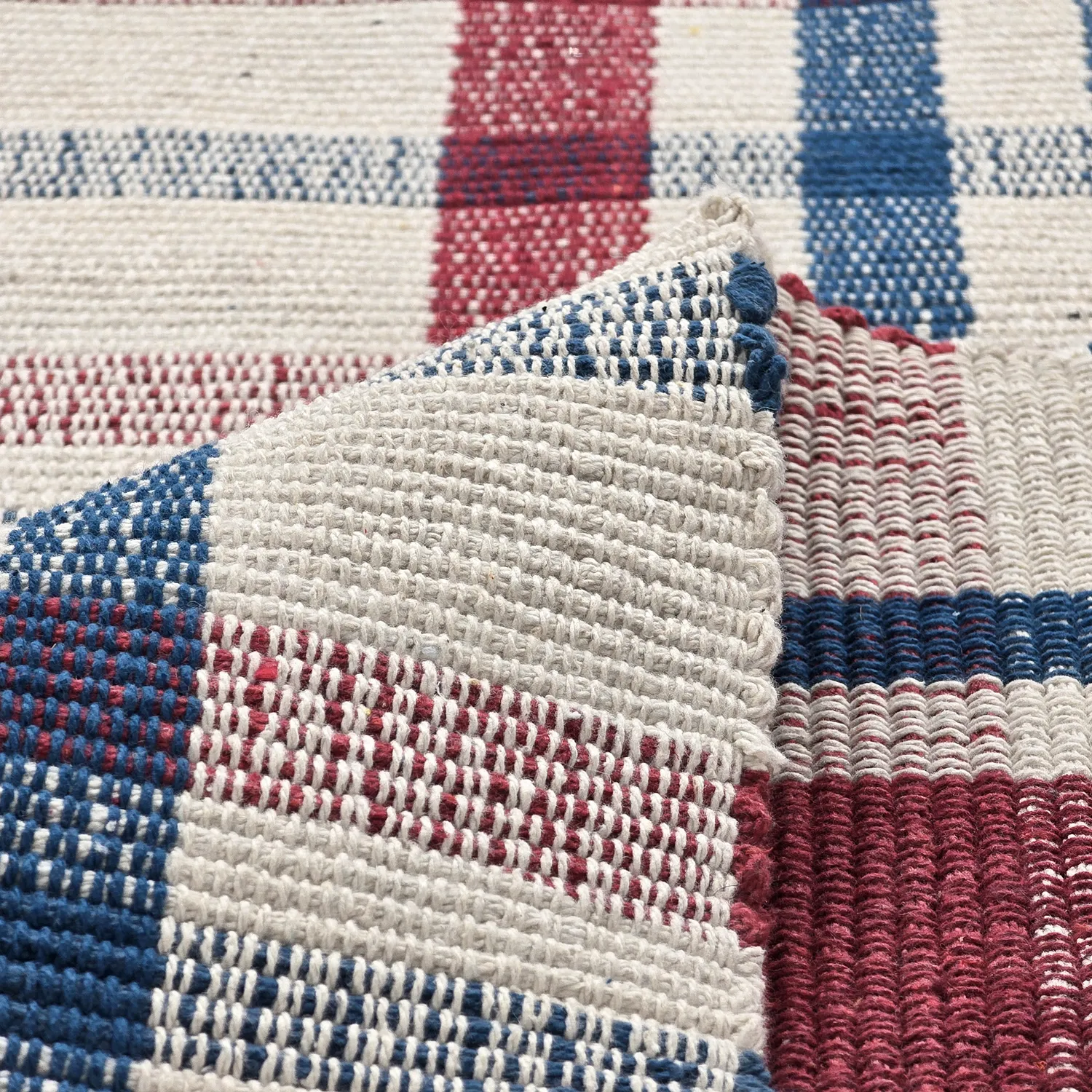 Tappeto di cotone - Husvik (crema/multicolore)