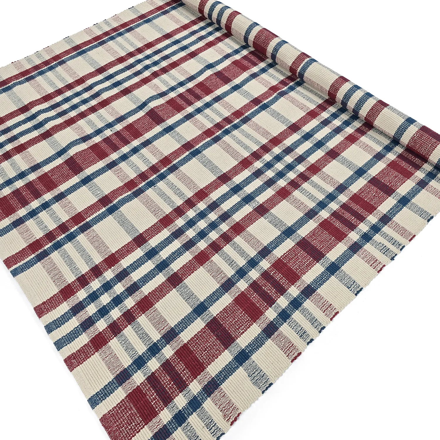 Tappeto di cotone - Husvik (crema/multicolore)