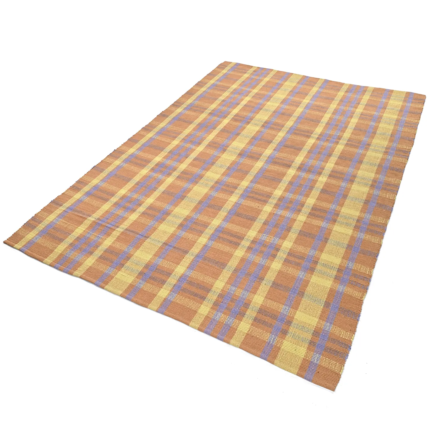 Tappeto di cotone - Husvik (corallo/multicolore)