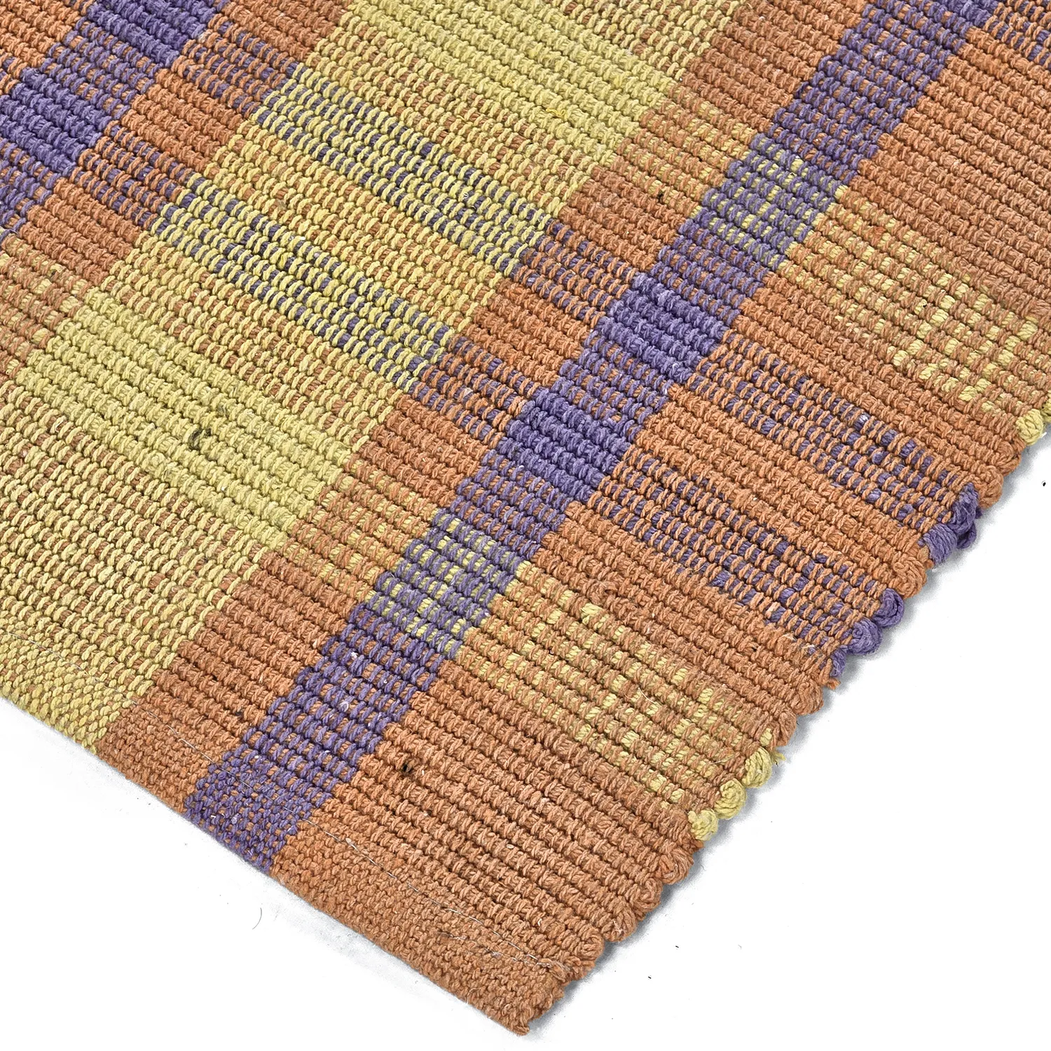 Tappeto di cotone - Husvik (corallo/multicolore)