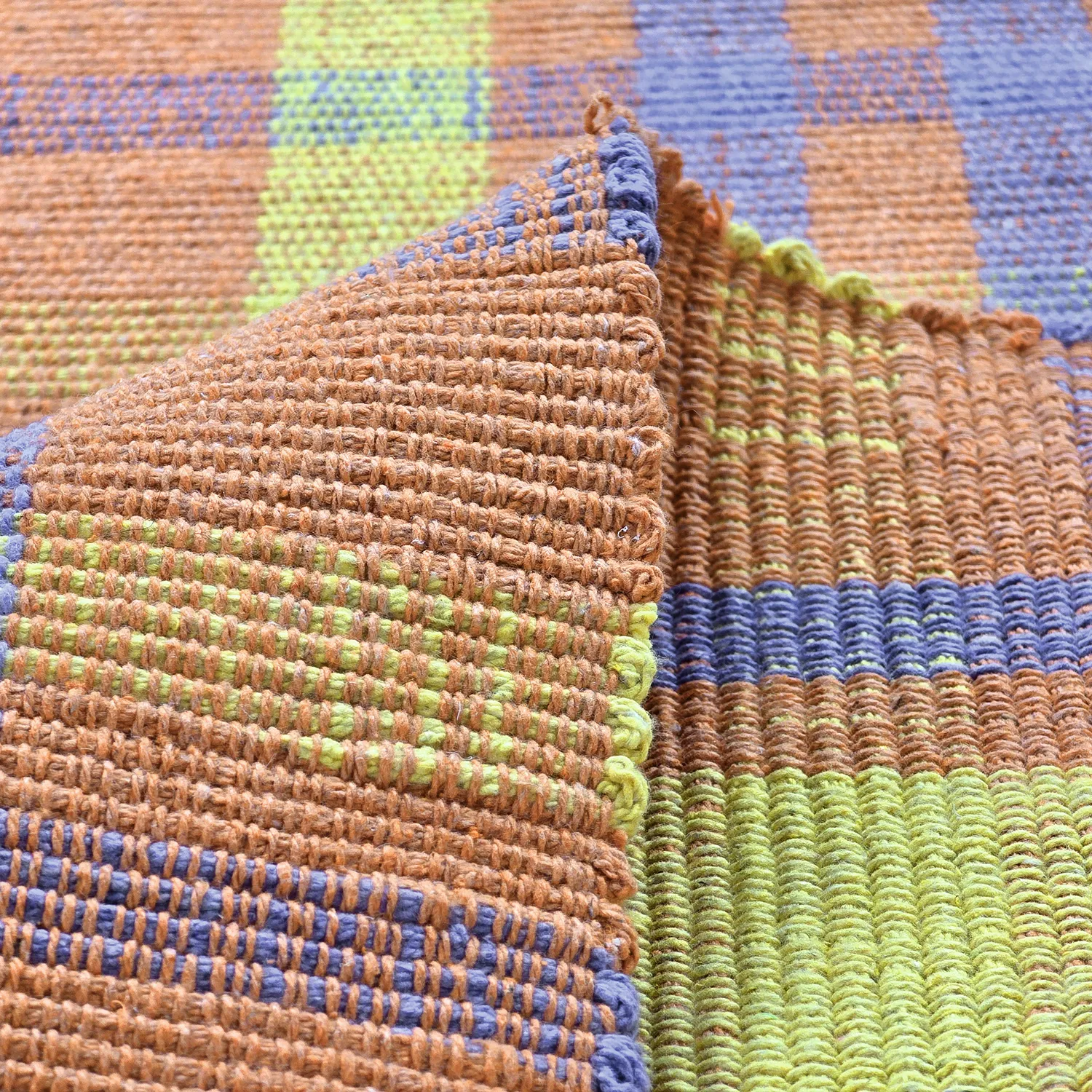 Tappeto di cotone - Husvik (corallo/multicolore)