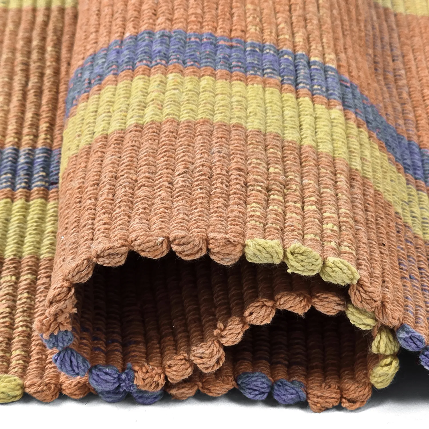 Tappeto di cotone - Husvik (corallo/multicolore)