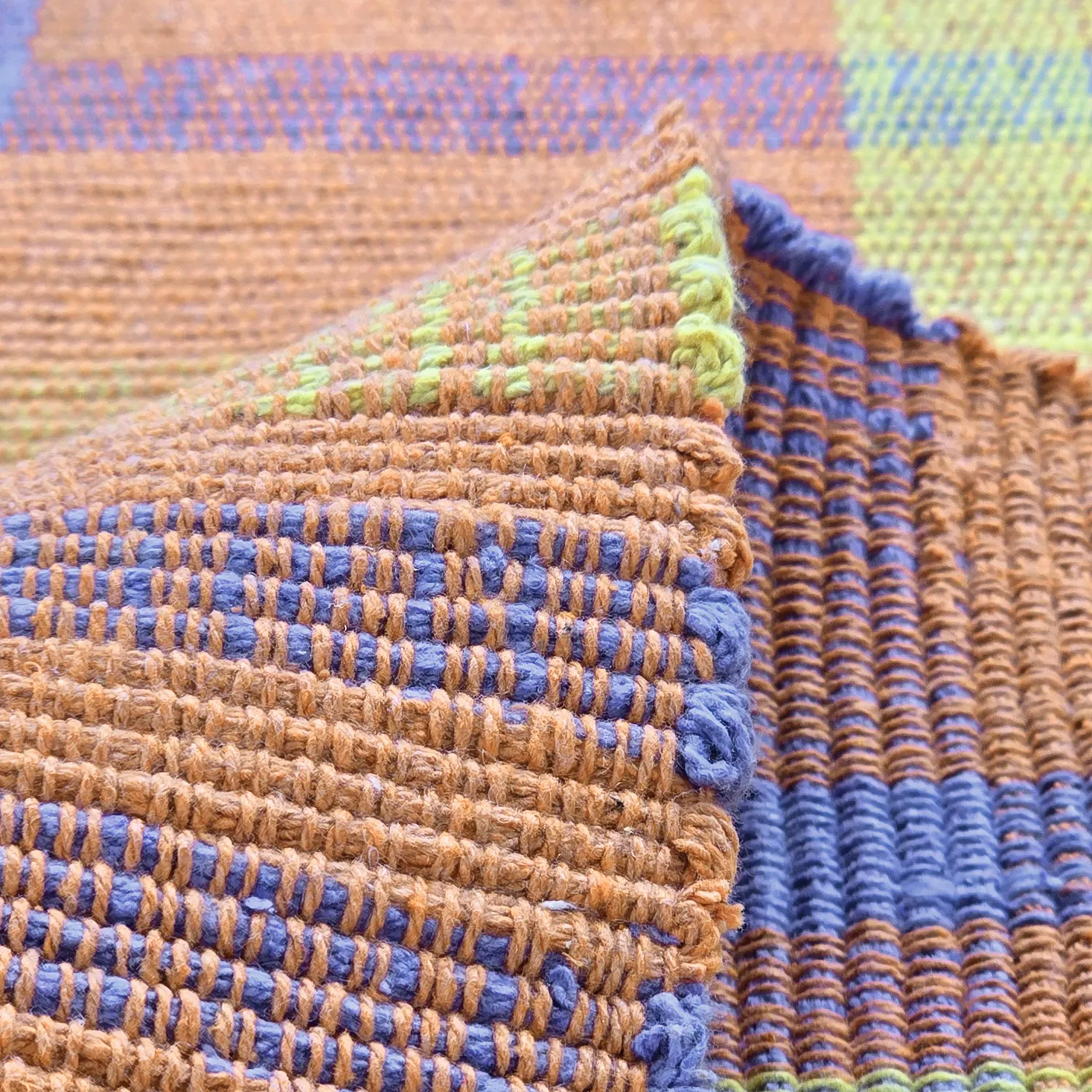 Tappeto di cotone - Husvik (corallo/multicolore)