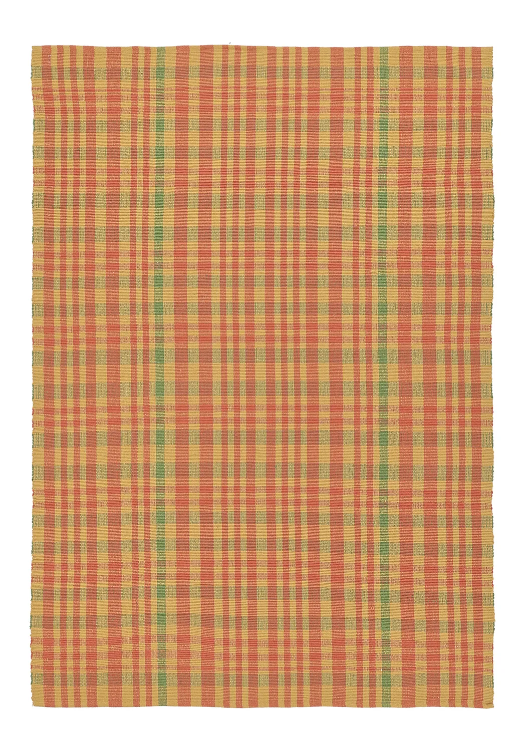 Tappeto di cotone - Husvik (senape/multicolore)