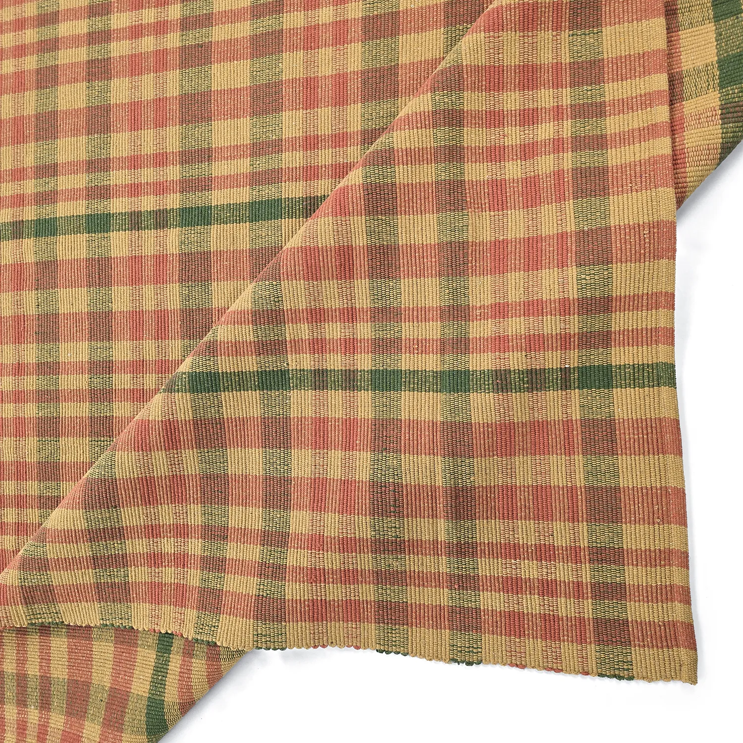Tappeto di cotone - Husvik (senape/multicolore)