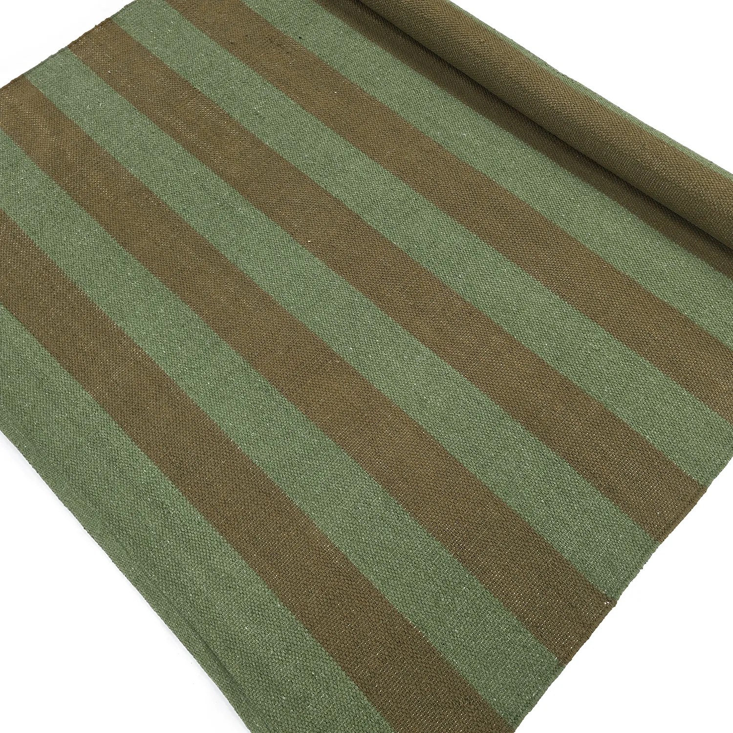 Tappeto di cotone - Nilo (verde muschio)