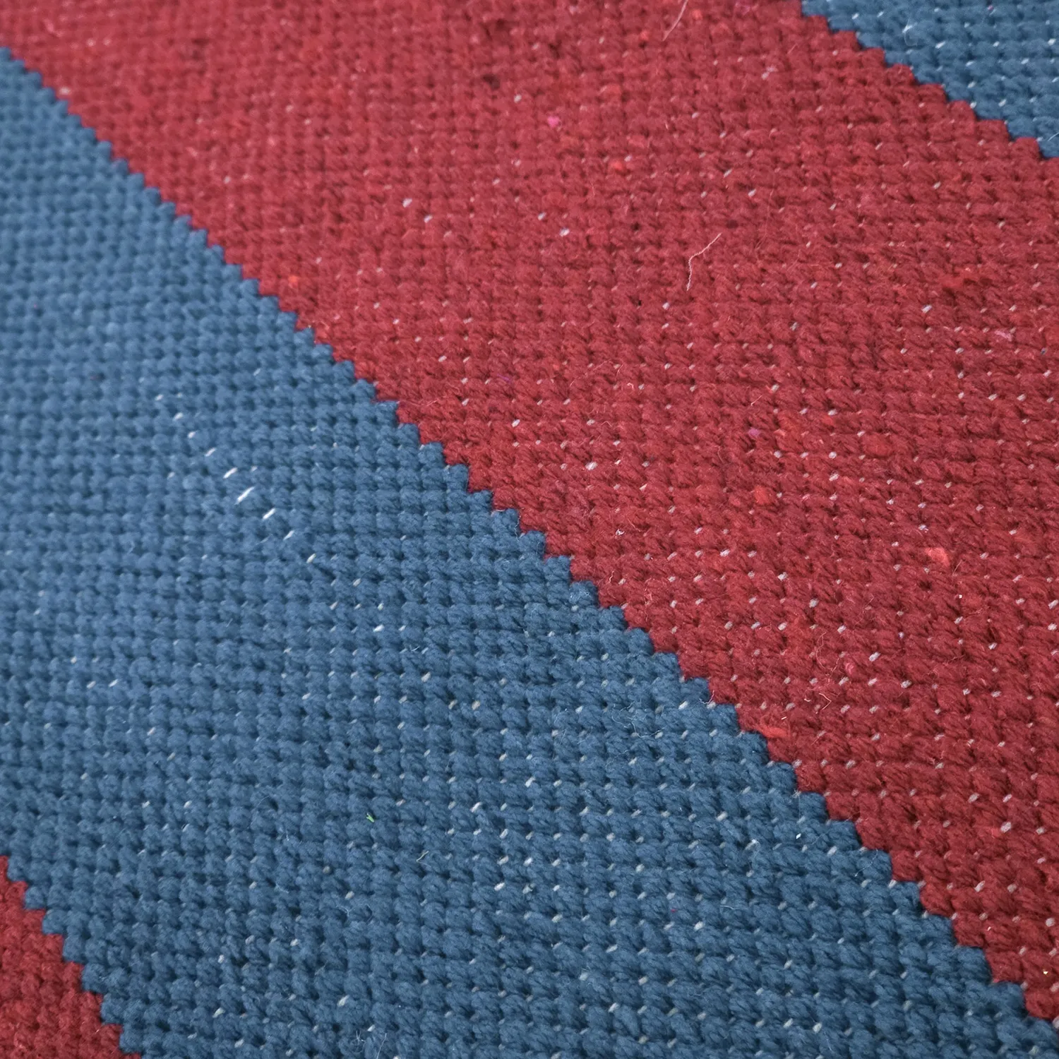 Tappeto di cotone - Nilo (rosso/blu)