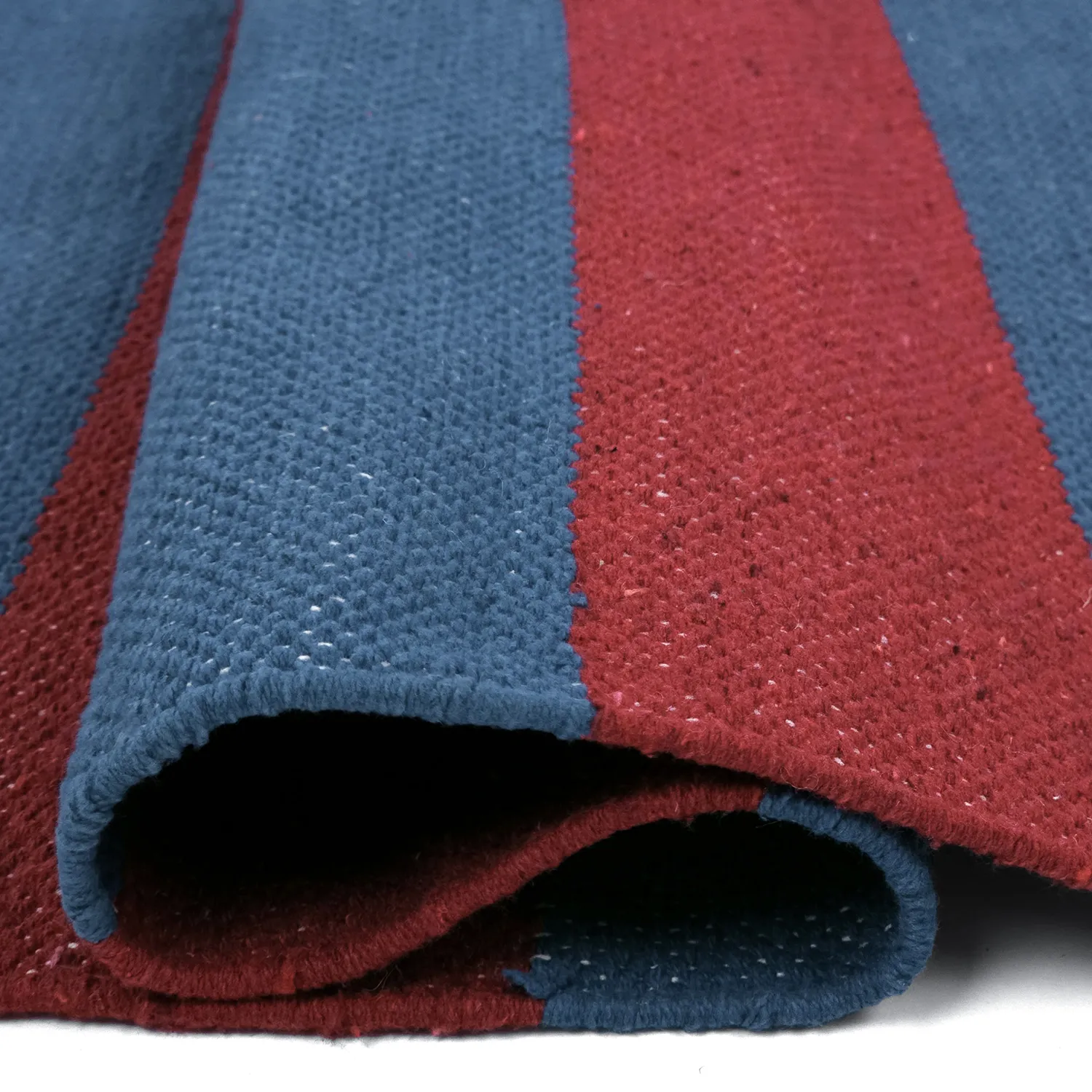 Tappeto di cotone - Nilo (rosso/blu)