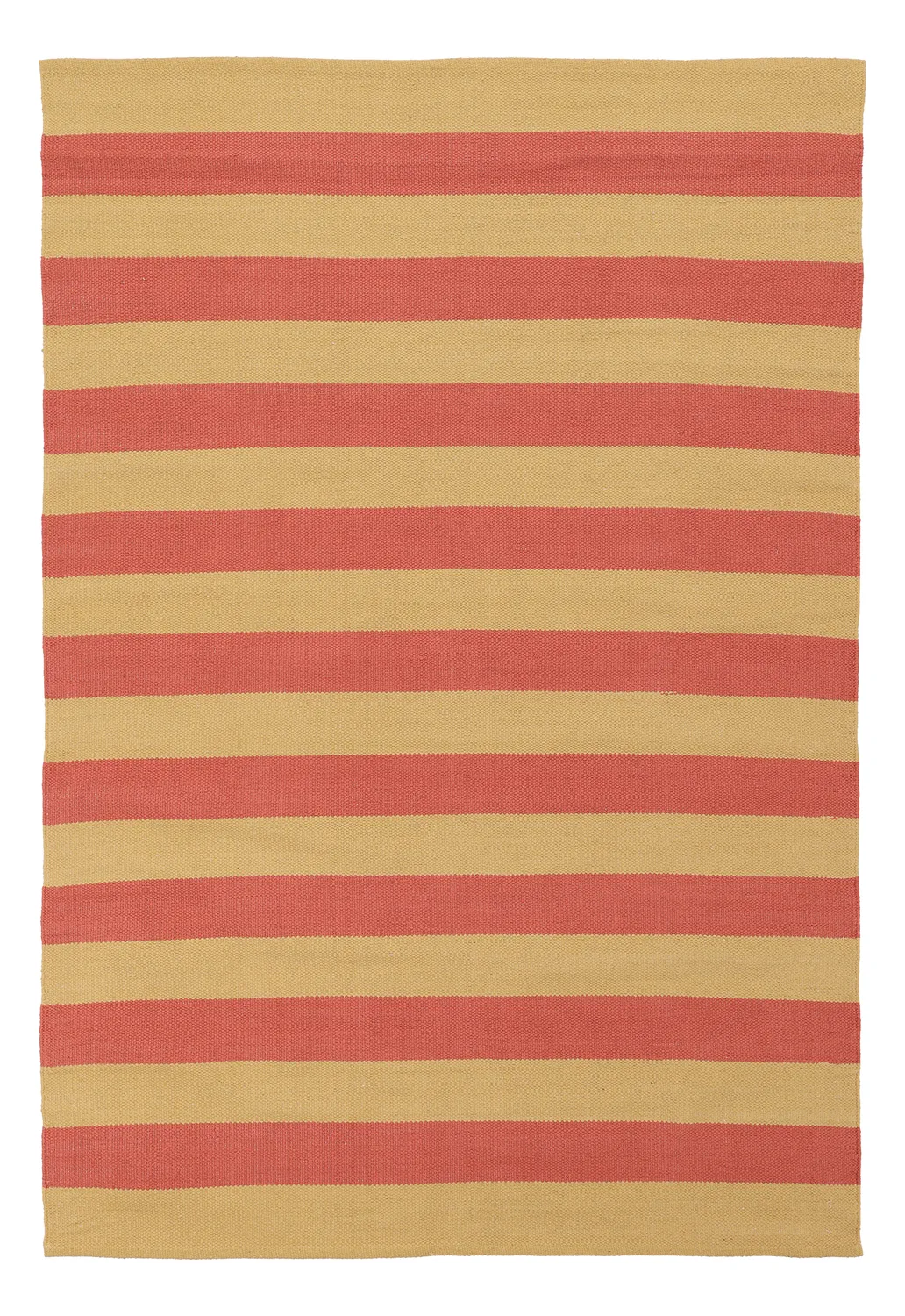 Tappeto di cotone - Nilo (giallo senape/terracotta)