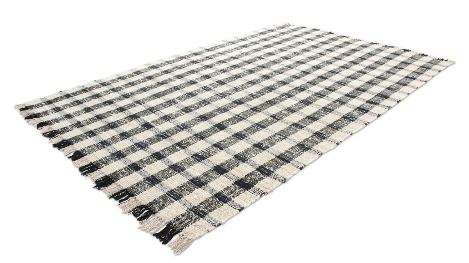 Tappeto in cotone - Noomi (nero)