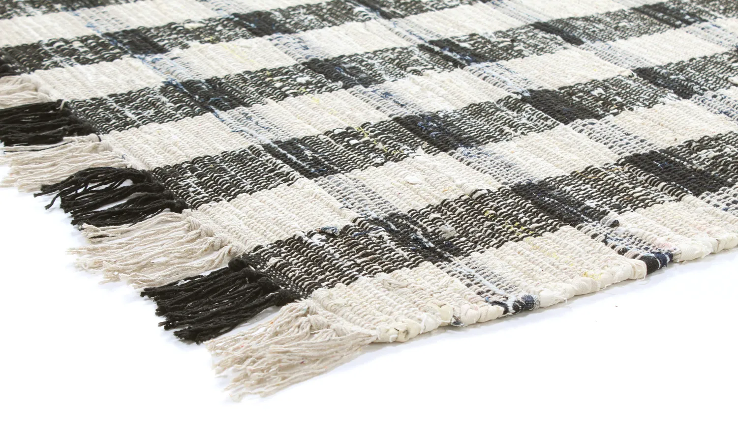 Tappeto in cotone - Noomi (nero)