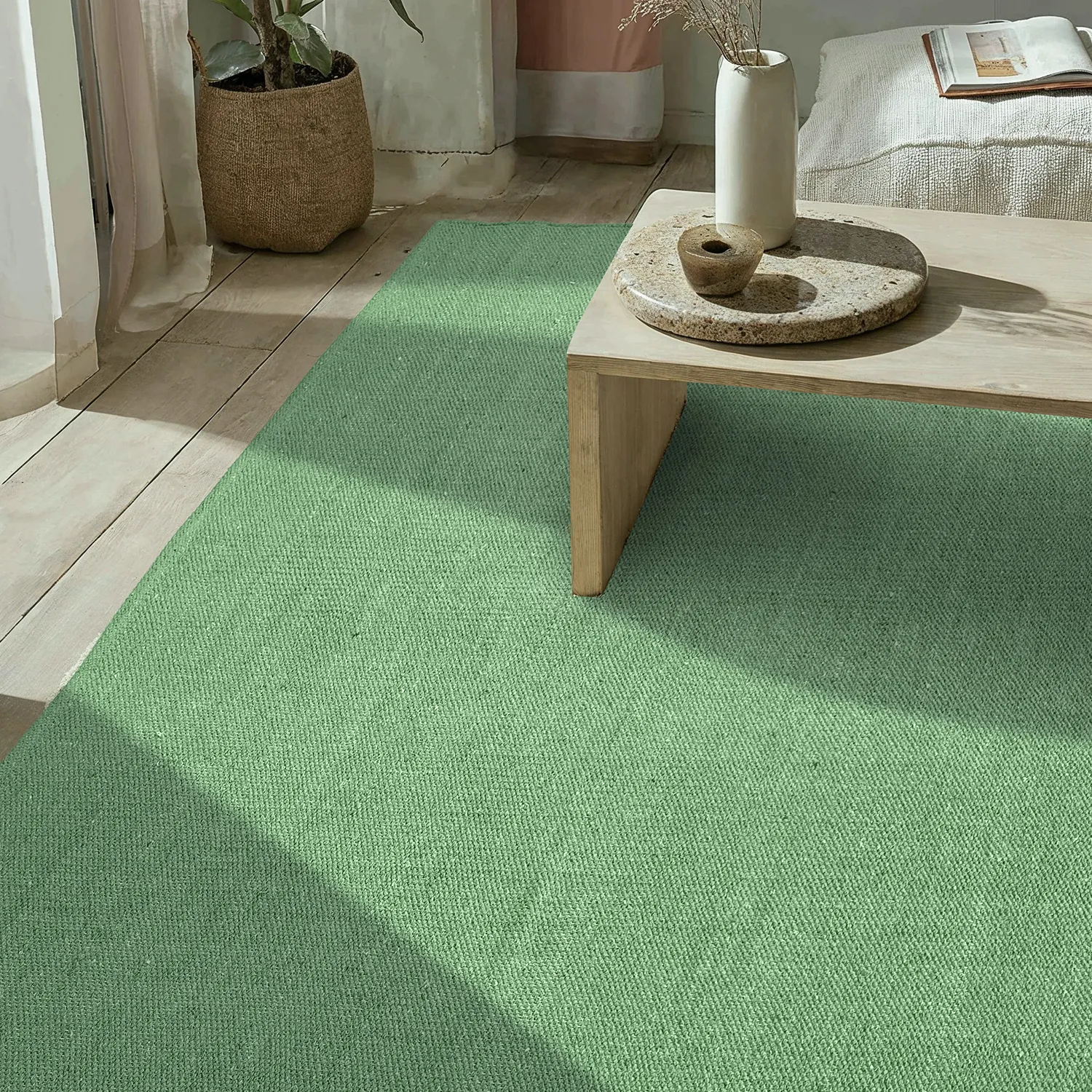 Tappeto di cotone - Rigolet (verde)