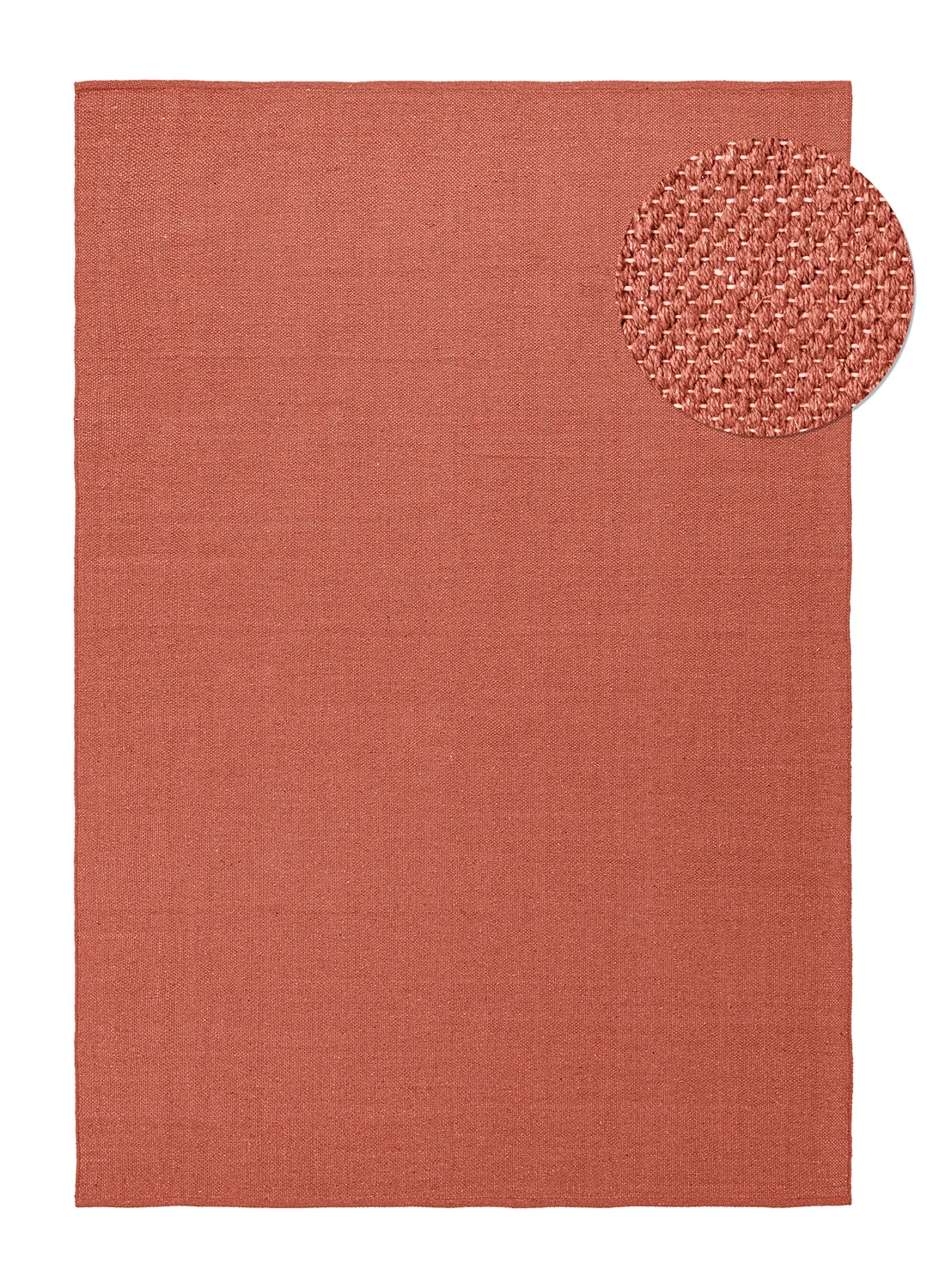 Tappeto di cotone - Rigolet (terracotta)