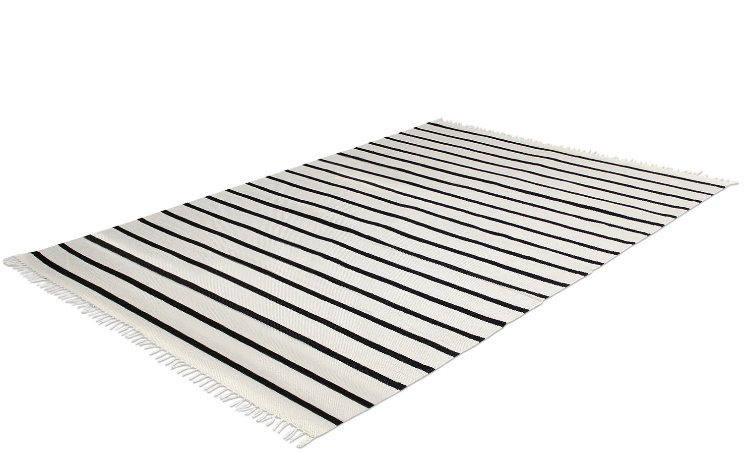Tappeto di cotone - Helle (offwhite/nero)