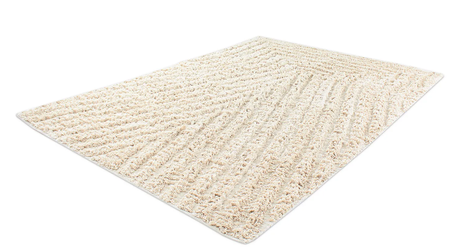 Tappeto A Pelo Lungo - Kendra Natural Cotton Shaggy (natura)