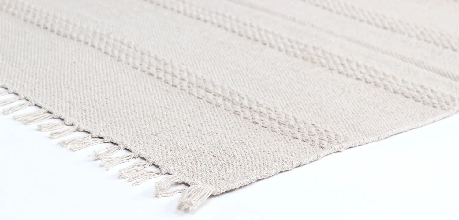 Tappeto di cotone - Lilje (beige chiaro)