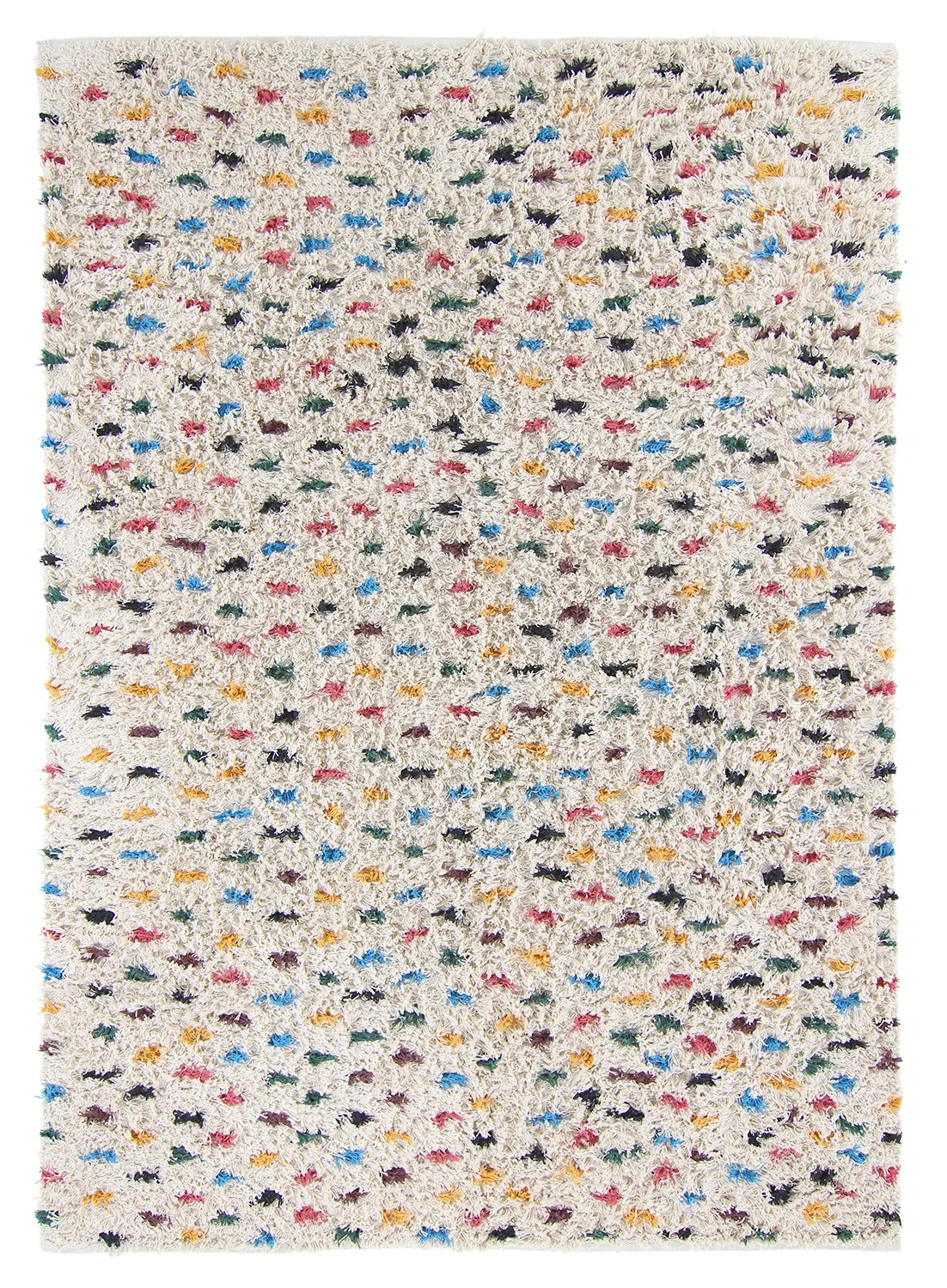 Tappeto A Pelo Lungo - Litton Natural Cotton Shaggy (beige/multi)
