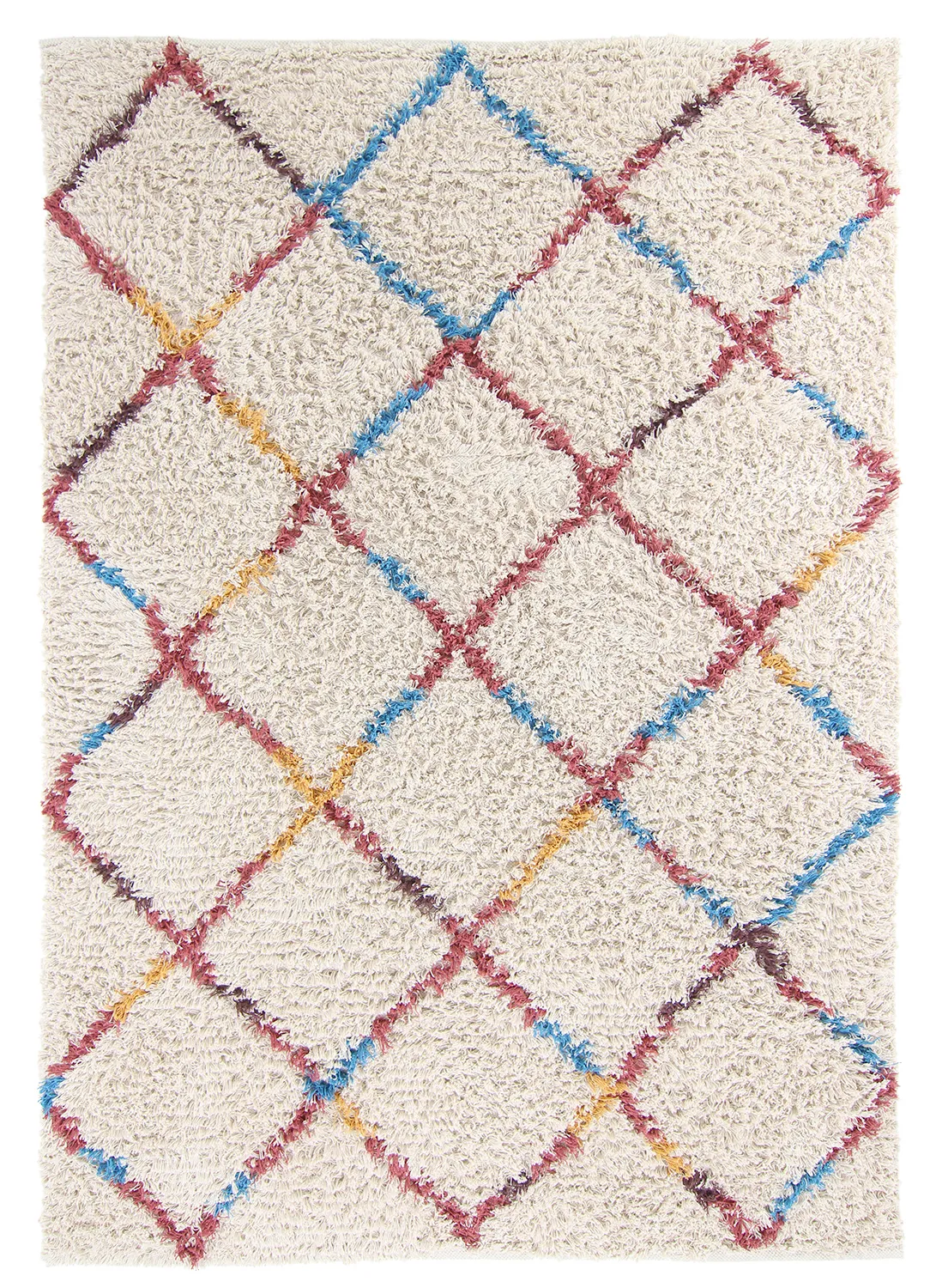Tappeto A Pelo Lungo - Maeron Natural Cotton Shaggy (multi)