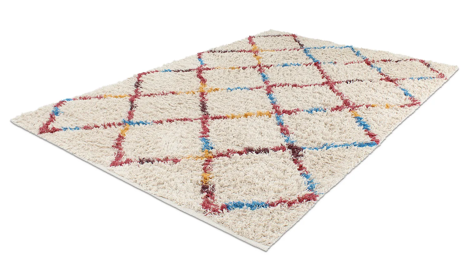 Tappeto A Pelo Lungo - Maeron Natural Cotton Shaggy (multi)