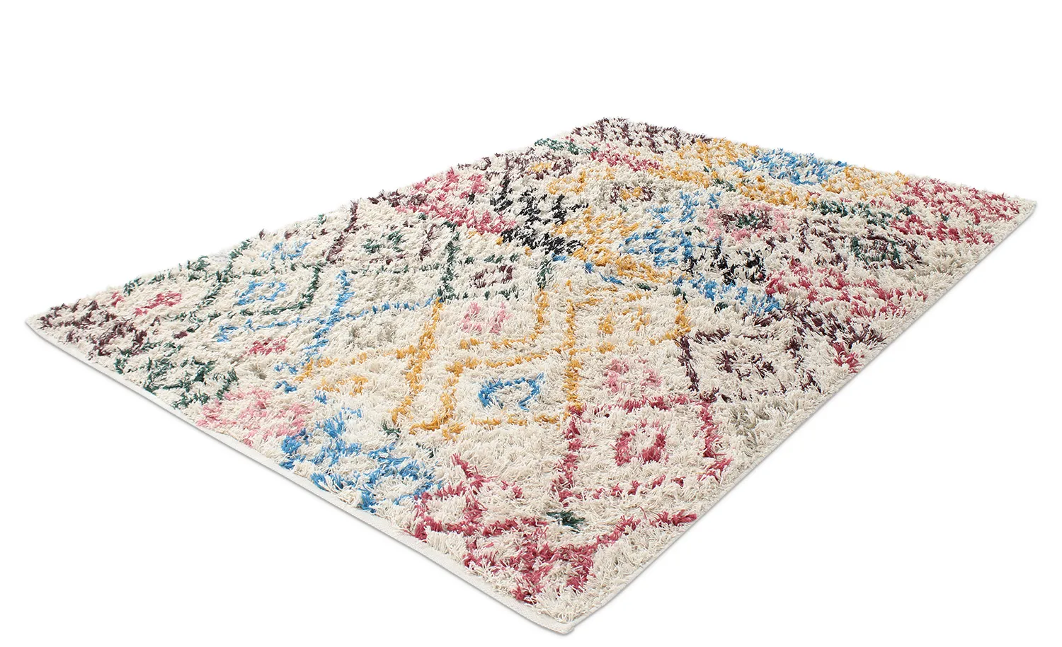 Tappeto A Pelo Lungo - Maloney Natural Cotton Shaggy (multi)