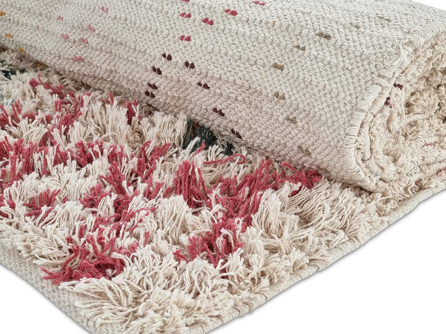 Tappeto A Pelo Lungo - Maloney Natural Cotton Shaggy (multi)