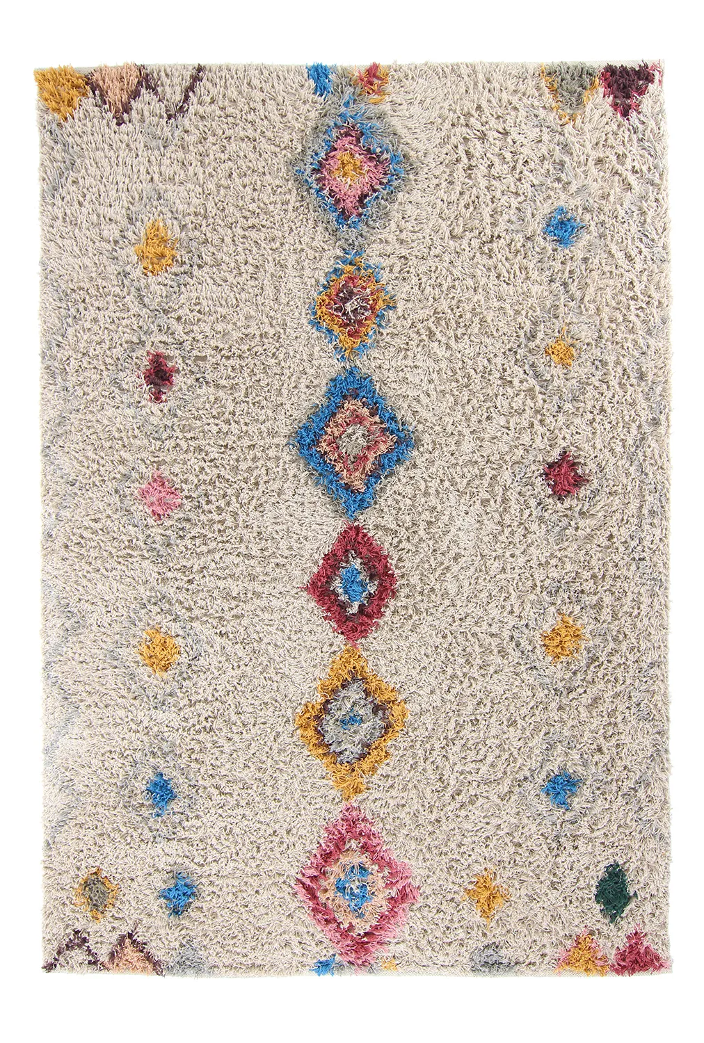 Tappeto A Pelo Lungo - Marden Natural Cotton Shaggy (beige/multi)