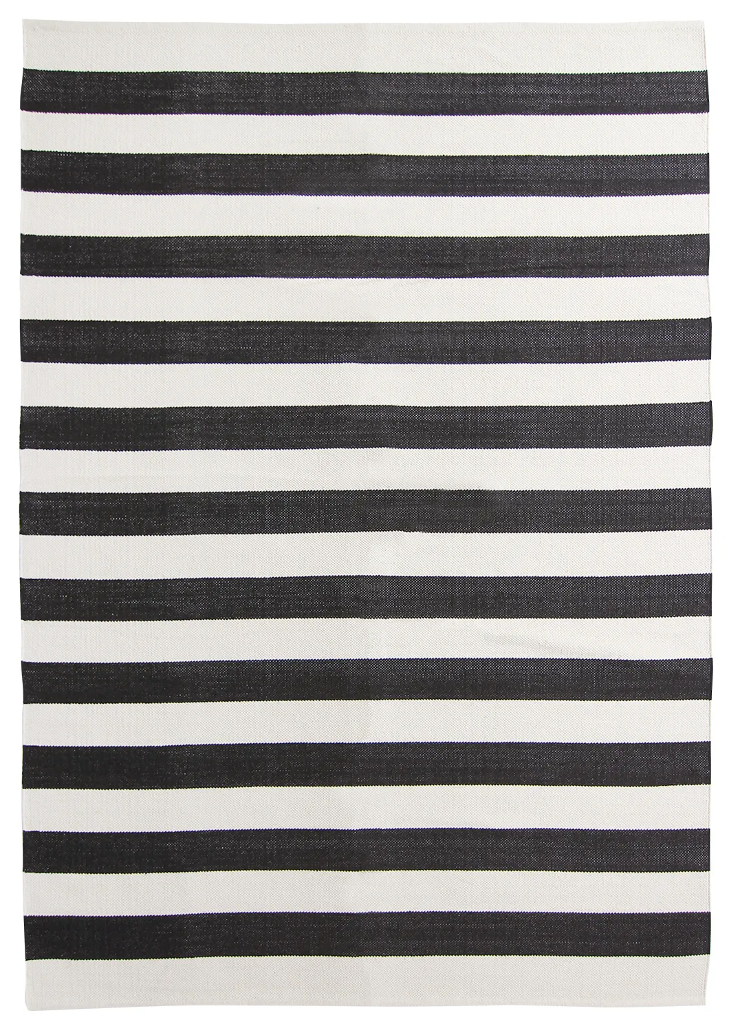 Tappeto di cotone - Nilo (nero/bianco)
