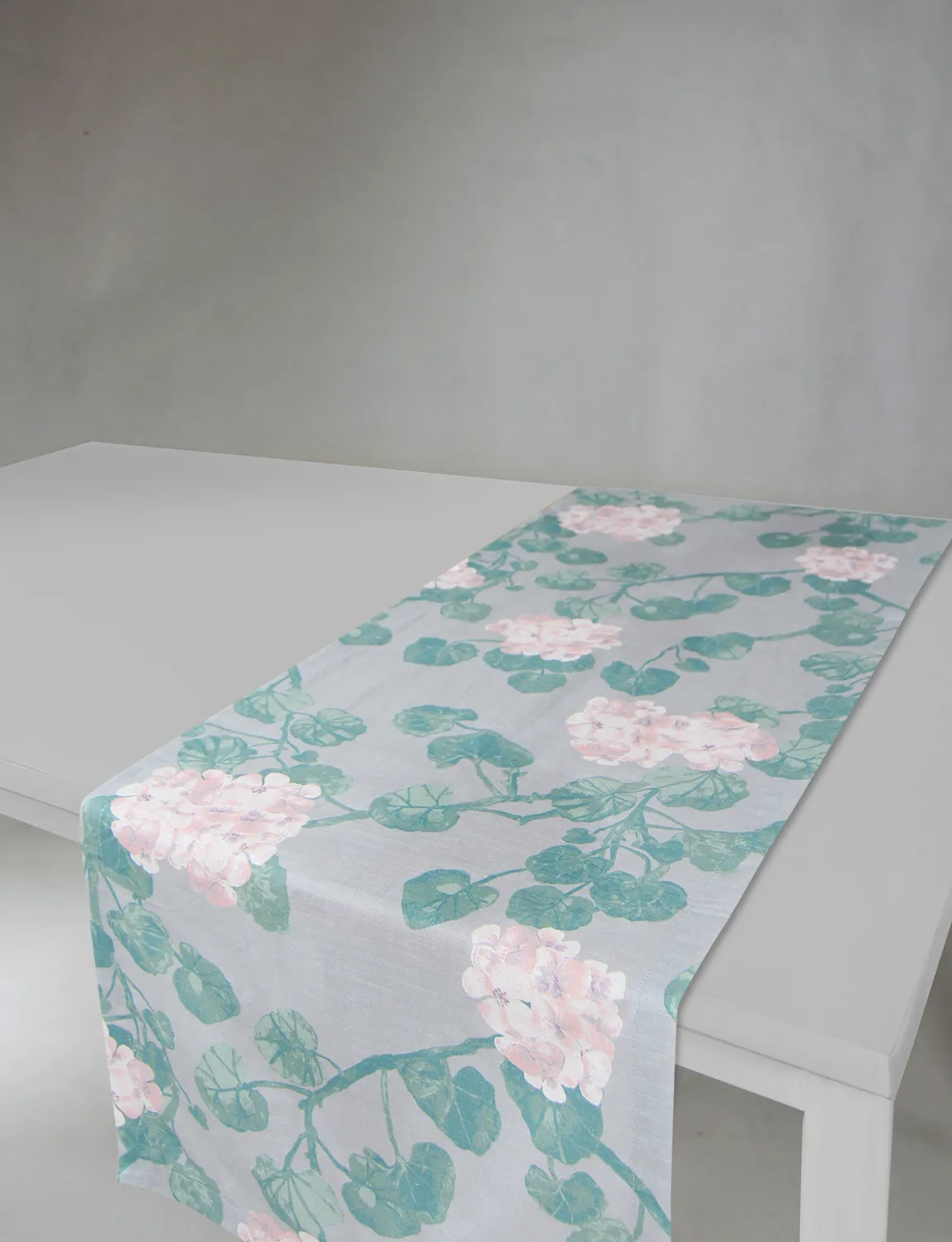 Tovaglie Runner - Amara (grigio/rosa)