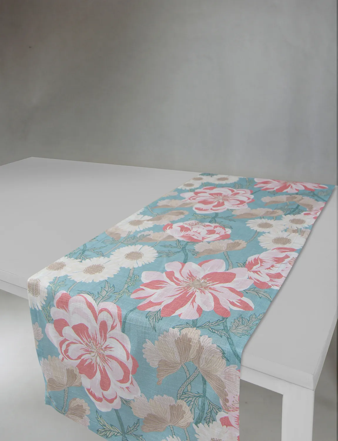 Tovaglie Runner - Serena (turchese/rosa)