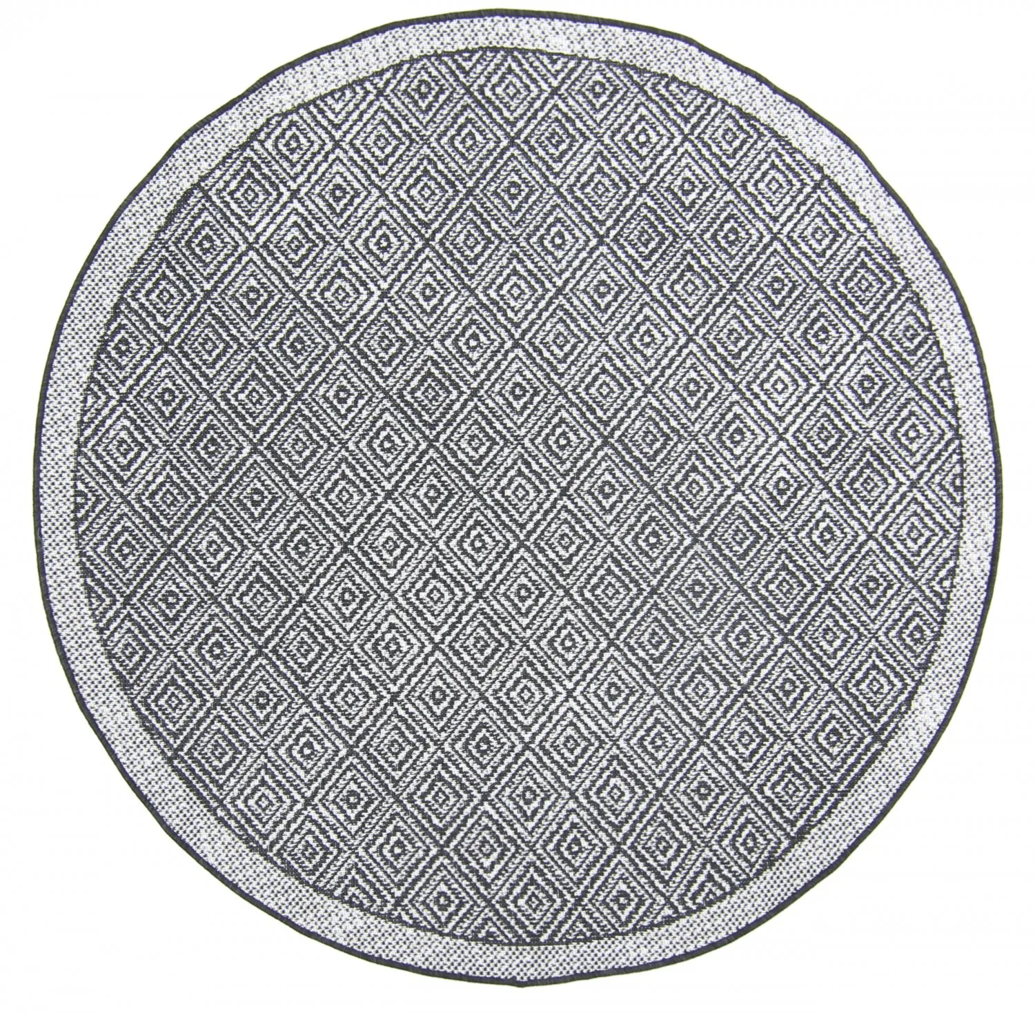 Tappeto rotondo - Monsaraz (nero)
