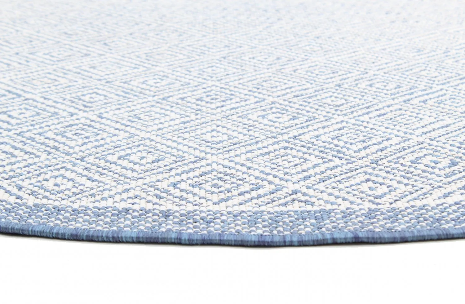 Tappeto rotondo - Monsaraz (blu)