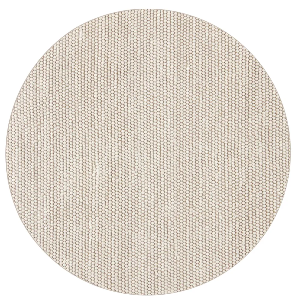 Tappeti rotondi - Avafors Wool Bubble (beige)