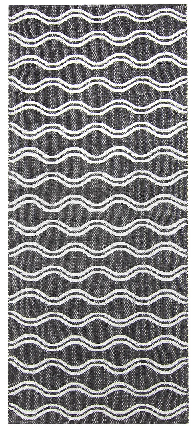 Tappeti In Plastica - Camden (nero/bianco)