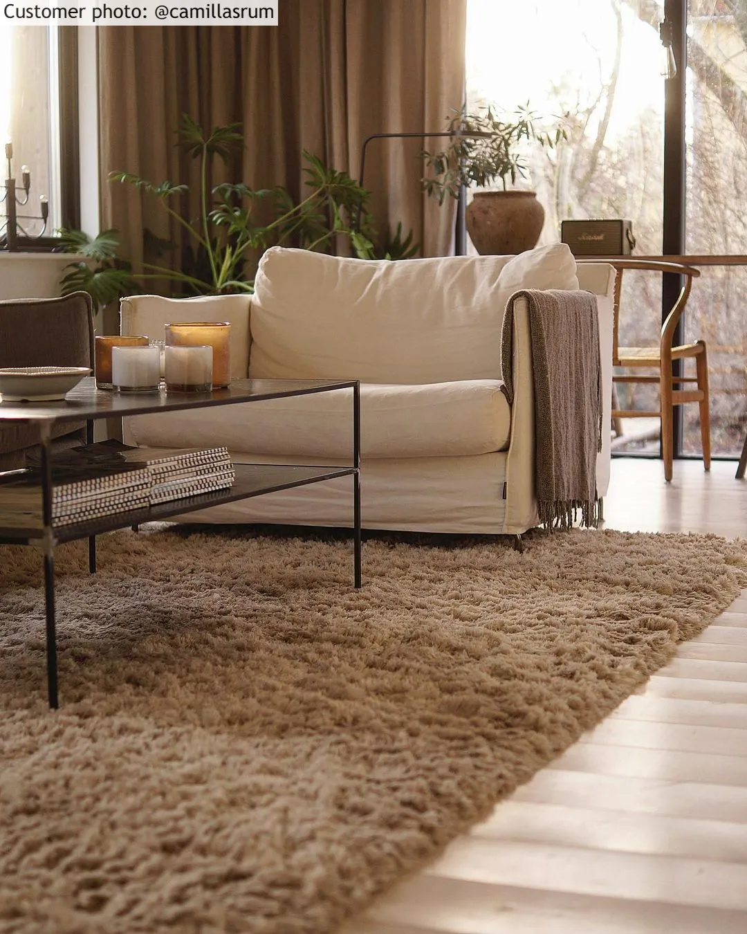 Tappeto A Pelo Lungo - Kanvas (beige)