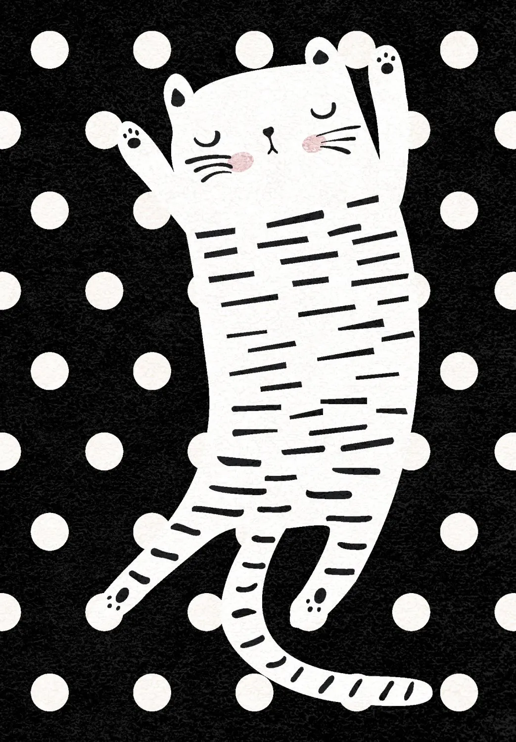 Tappeti per bambini - Sleepy Kitten (multi)