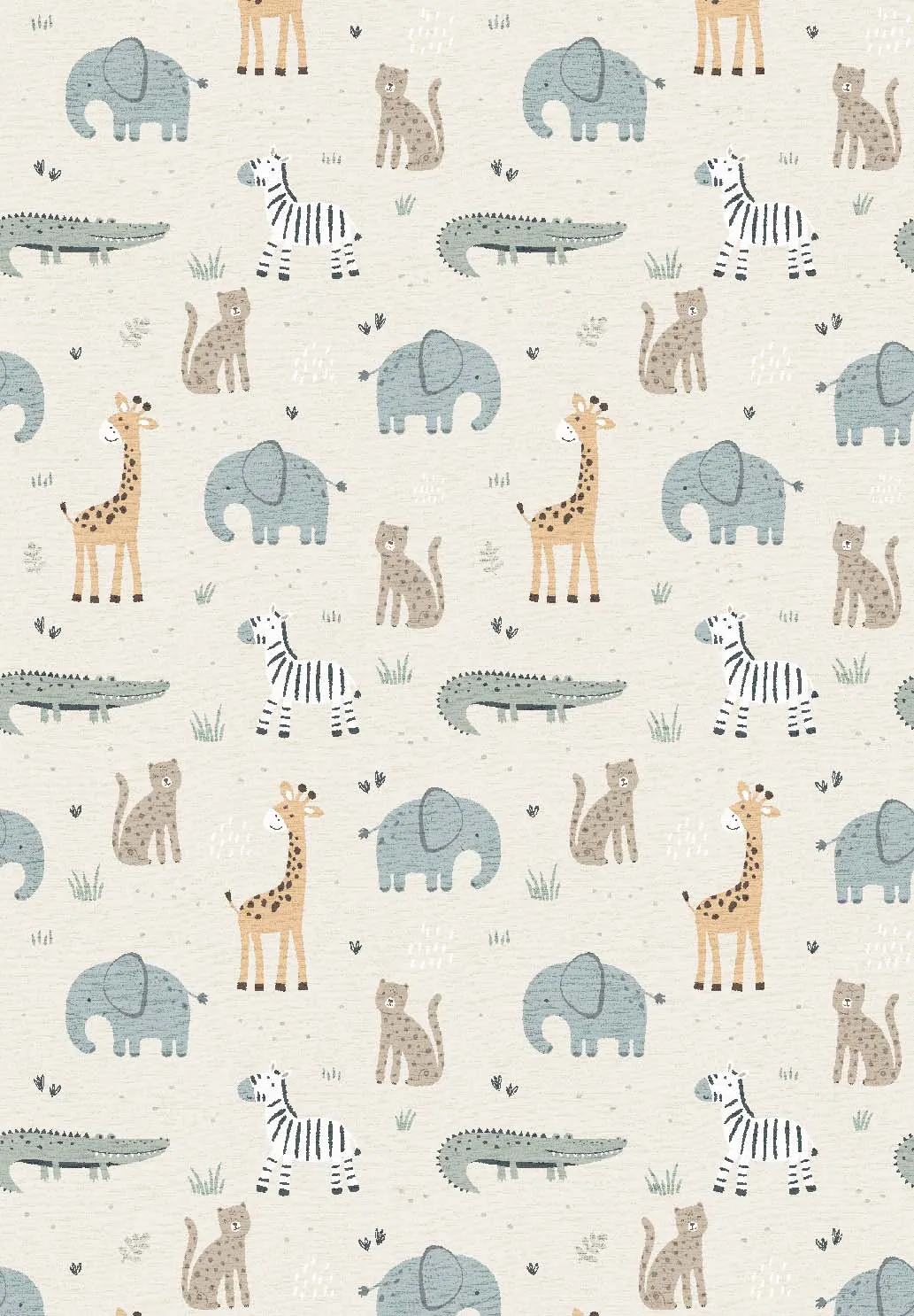 Tappeti per bambini - Safari Friends (multi)