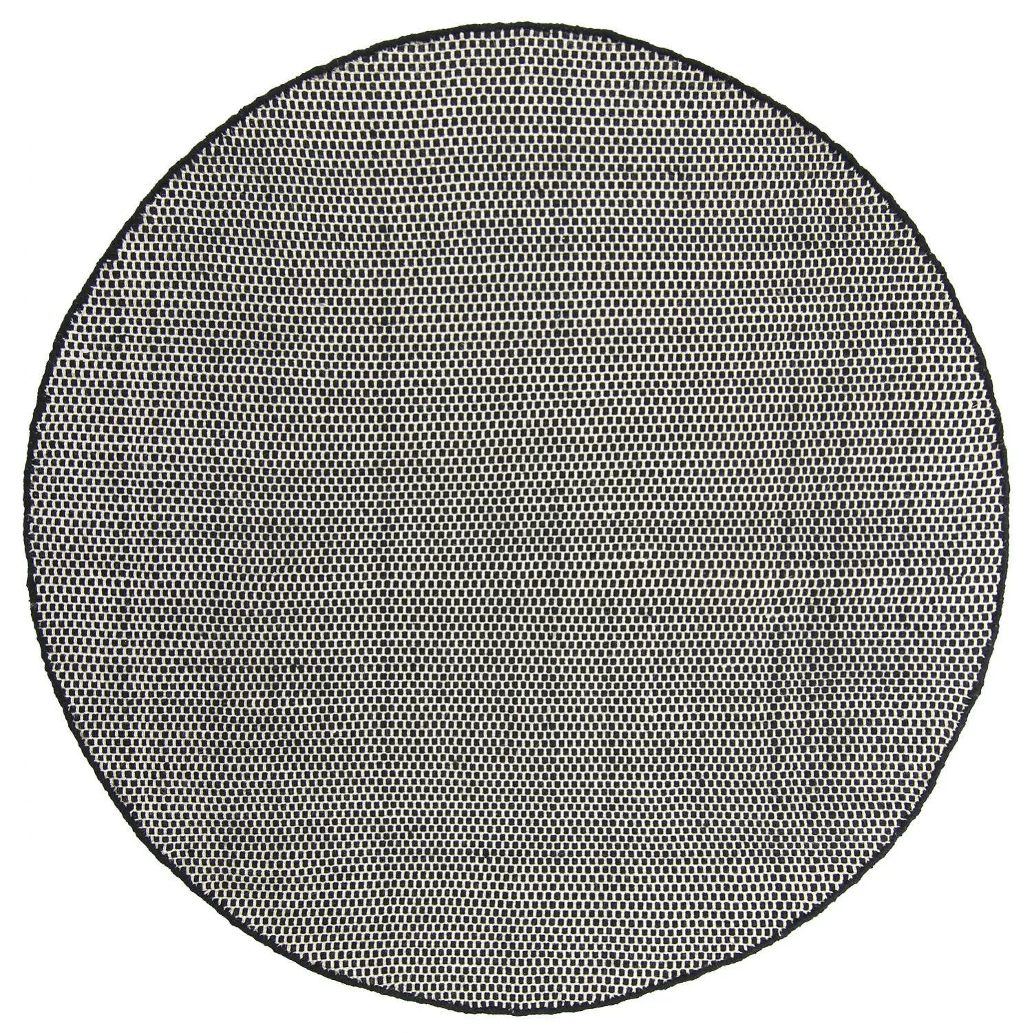 Tappeti rotondi - Coastal (nero/bianco)