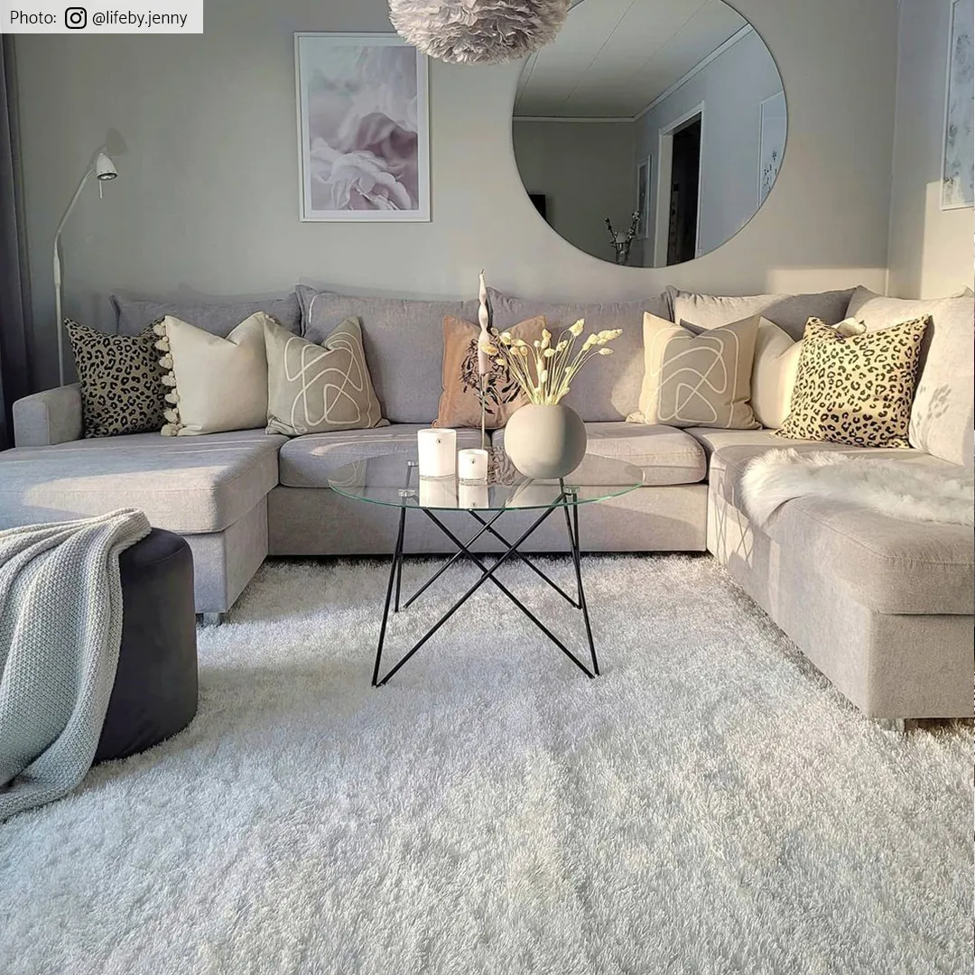 Tappeto A Pelo Lungo - Cosy (bianco)