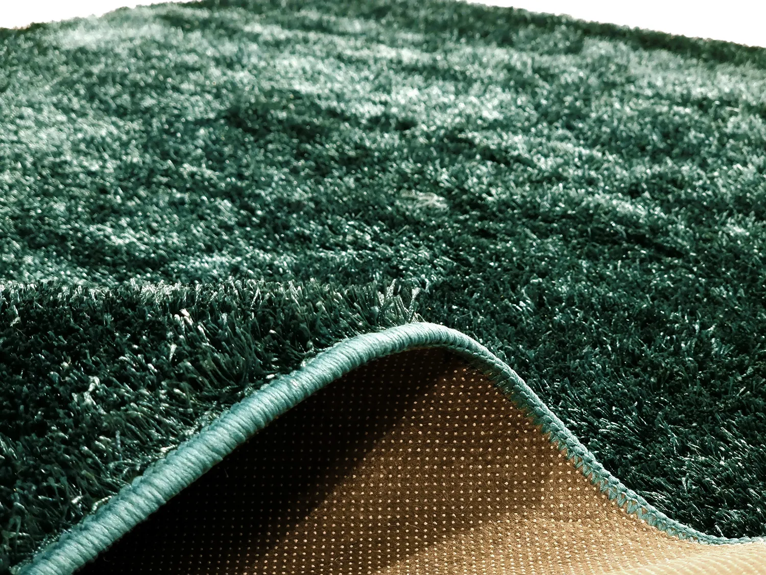 Tappeto A Pelo Lungo - Cosy (verde scuro)