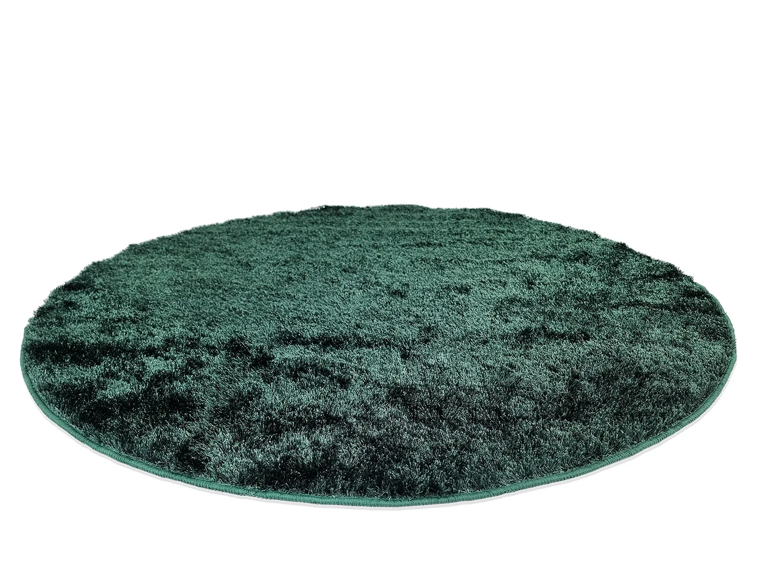 Tappeti rotondi - Cosy (verde scuro)