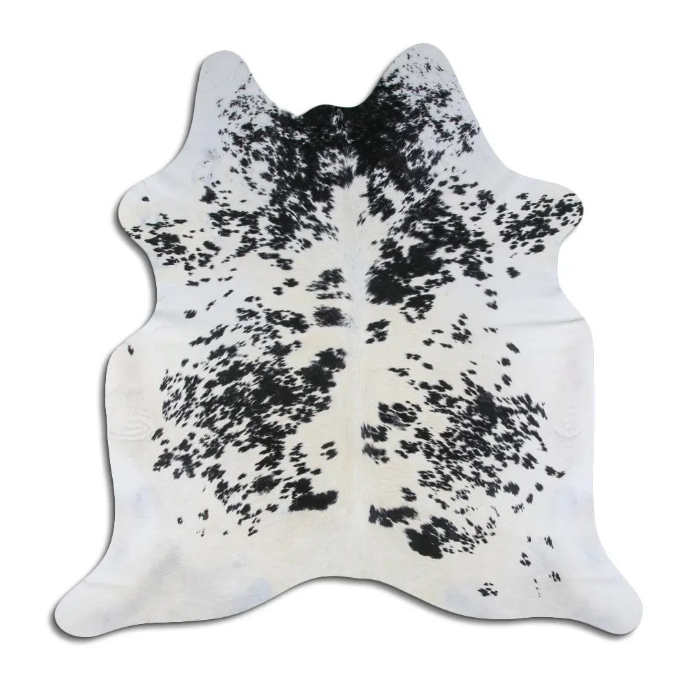 Tappeto Pelle Di Mucca - Nero e Bianco 135