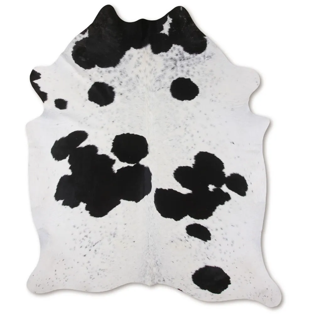 Tappeto Pelle Di Mucca - Nero e Bianco 16