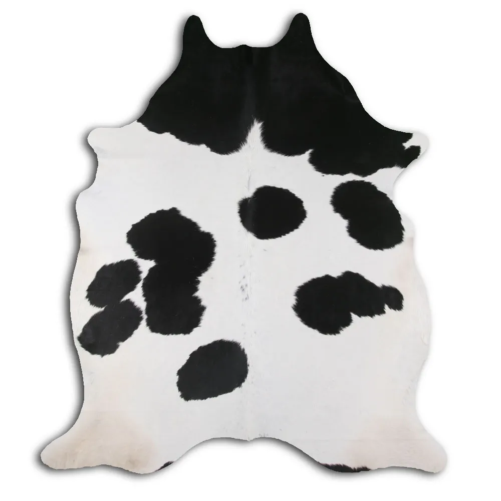 Tappeto Pelle Di Mucca - Nero e Bianco 21