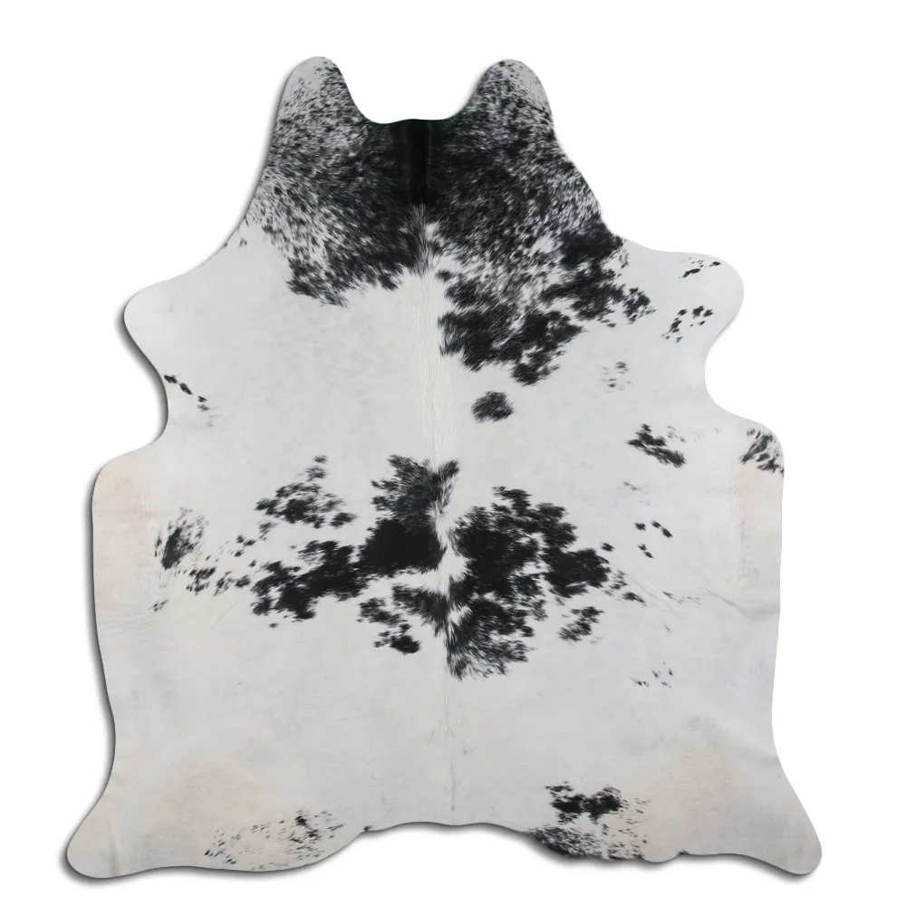 Tappeto Pelle Di Mucca - Nero e Bianco 01