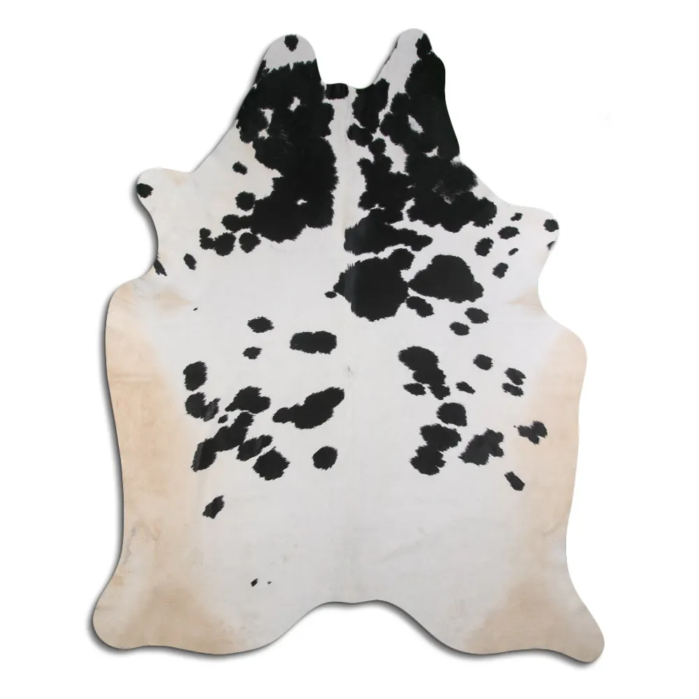 Tappeto Pelle Di Mucca - Nero e Bianco 15