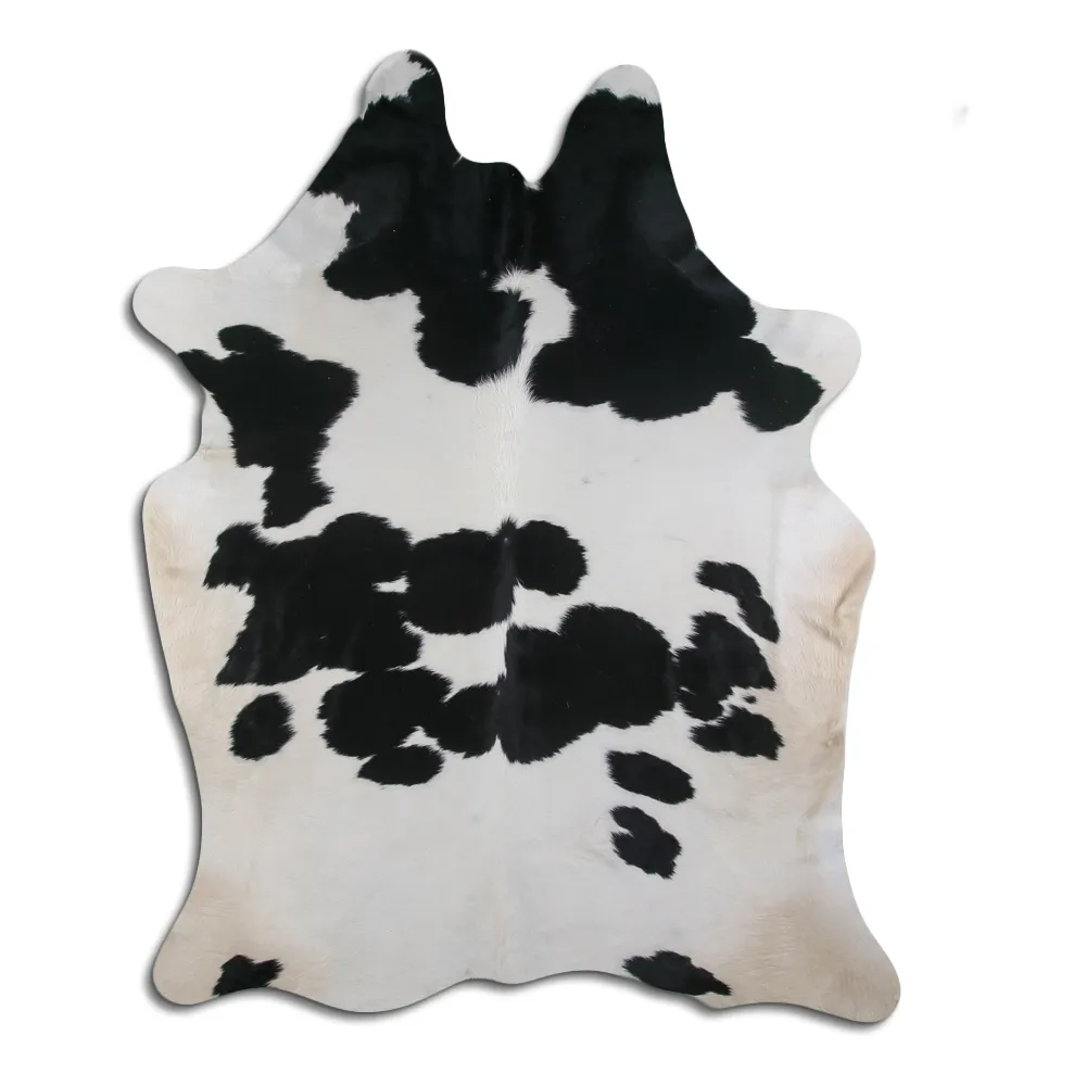 Tappeto Pelle Di Mucca - Nero e Bianco 16